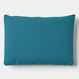 Cerulean (grün), solide Farbe Zubehörtasche