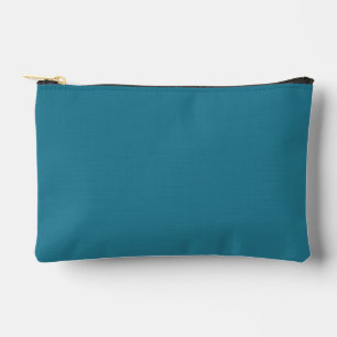Cerulean (grün), solide Farbe Zubehörtasche