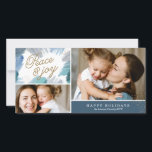 Cerulean Holiday Foto Card Feiertagskarte<br><div class="desc">Fotografie © Alagich Katya: www.flickr.com/people/katya_alagich/ und bereitgestellt von Creative Commons: https://creativecommons.org/licenses/by/2.0/</div>