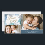 Cerulean Holiday Foto Card Feiertagskarte<br><div class="desc">Fotografie © Alagich Katya: www.flickr.com/people/katya_alagich/ und bereitgestellt von Creative Commons: https://creativecommons.org/licenses/by/2.0/</div>