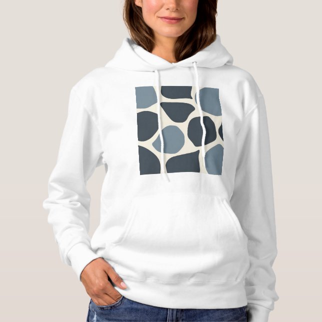 Cerulean Mist Drift Womens' Hoodie (Vorderseite)