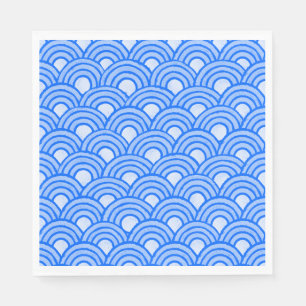 Cerulean Scales Paper Napkin Serviette