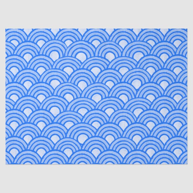 Cerulean Scales Tissue Seidenpapier (Vorderseite)