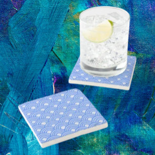 Cerulean-Schuppen-Stein-Unterleger Steinuntersetzer