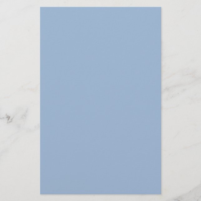 Cerulean Solid Color Briefpapier (Vorderseite)