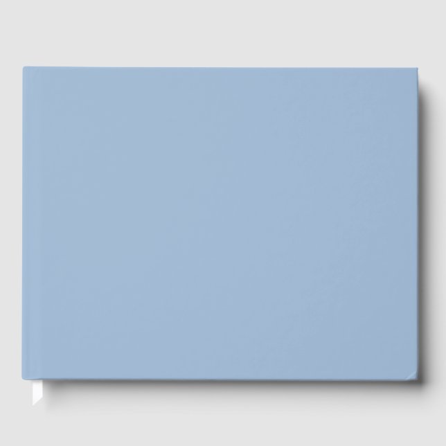 Cerulean Solid Color Gästebuch (Vorderseite)