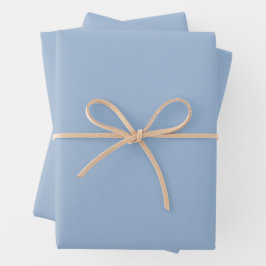 Cerulean Solid Color Geschenkpapier Set