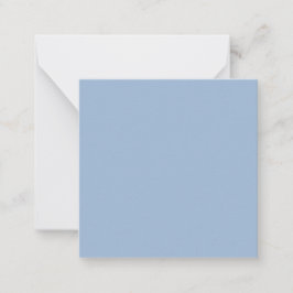 Cerulean Solid Color Mitteilungskarte