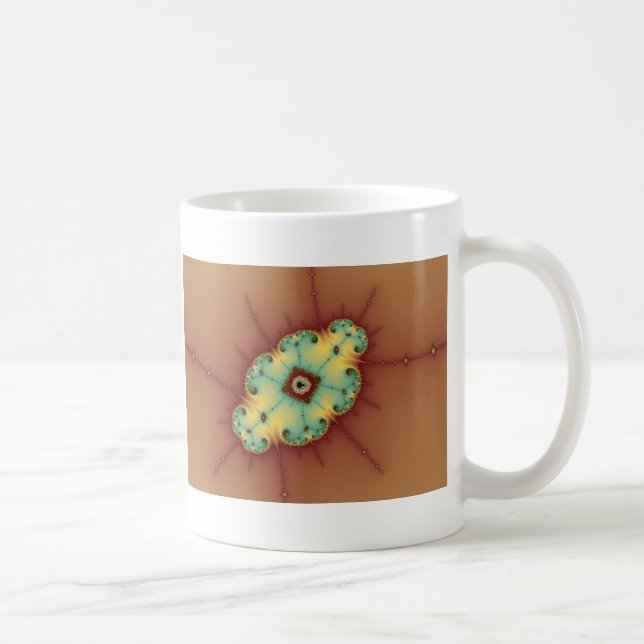 Cerveau carré - Mug fractale (Droite)