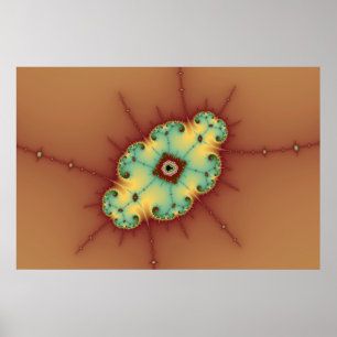 Cerveau carré - Poster fracturé