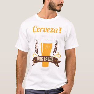Cerveza Por Bevorzugungs-Bier-lustiger trinkender T-Shirt
