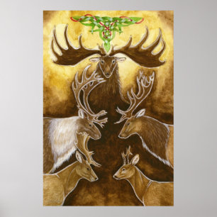 Cervidae Poster