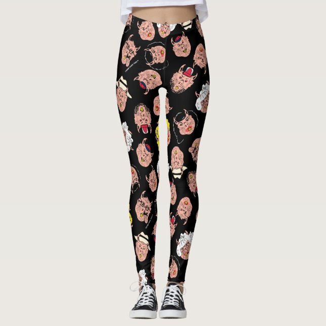 Ces Cochons poilus Signature Leggings noirs (Devant)