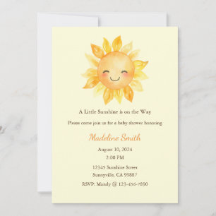 Ces invitations Little Sunsine est en route 