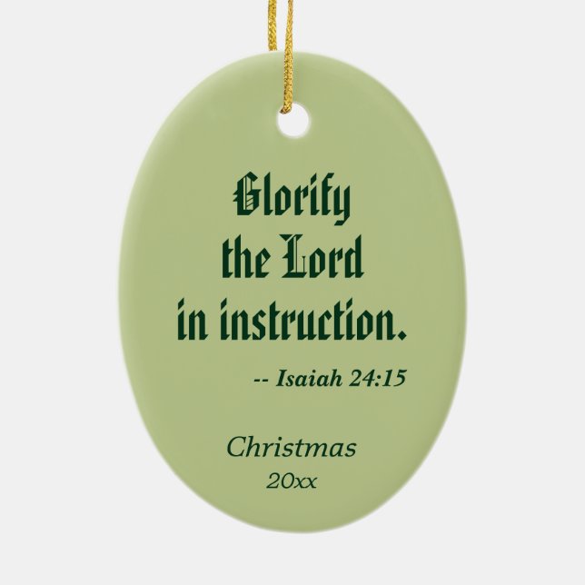 César de Bus (SLE 001) Keramik Ornament (Hinten)