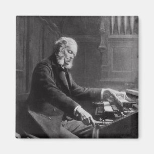 Cesar Franck an der Konsole des Organs Magnet