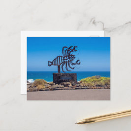 César Manrique Hummer-Skulptur, Jameos del Agua Postkarte