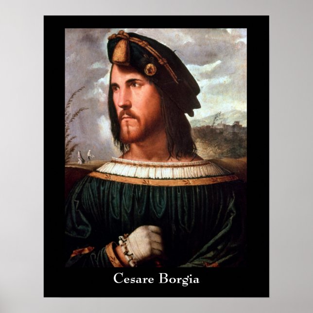 Cesare Borgia Poster (Vorne)
