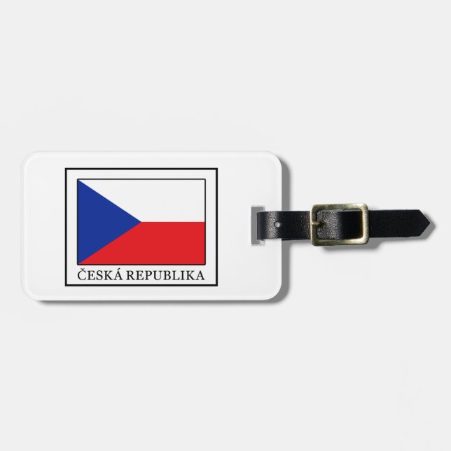 Ceska Republika Gepäckanhänger (Vorderseite horizontal)