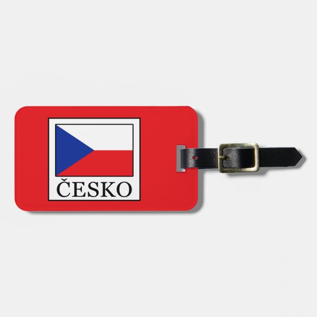 Česko Gepäckanhänger (Vorderseite horizontal)
