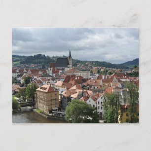 Cesky Krumlov Altstadt Postkarte