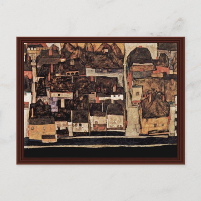 Cesky Krumlov auf der Moldau oder dem kleinen IV Postkarte (Vorderseite)