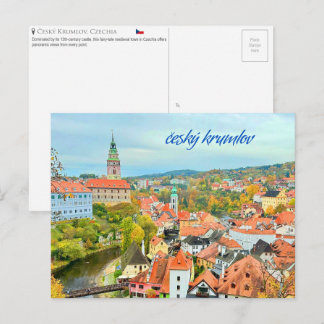 Český Krumlov, Tschechien Postkarte