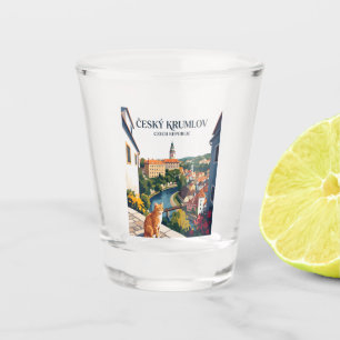 Cesky Krumlov Tschechien Schnapsglas