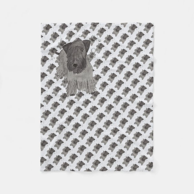 Cesky Terrier Fleecedecke (Vorderseite)