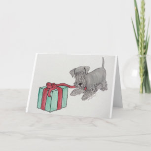 Cesky Terrier mit Gegenwart Karte