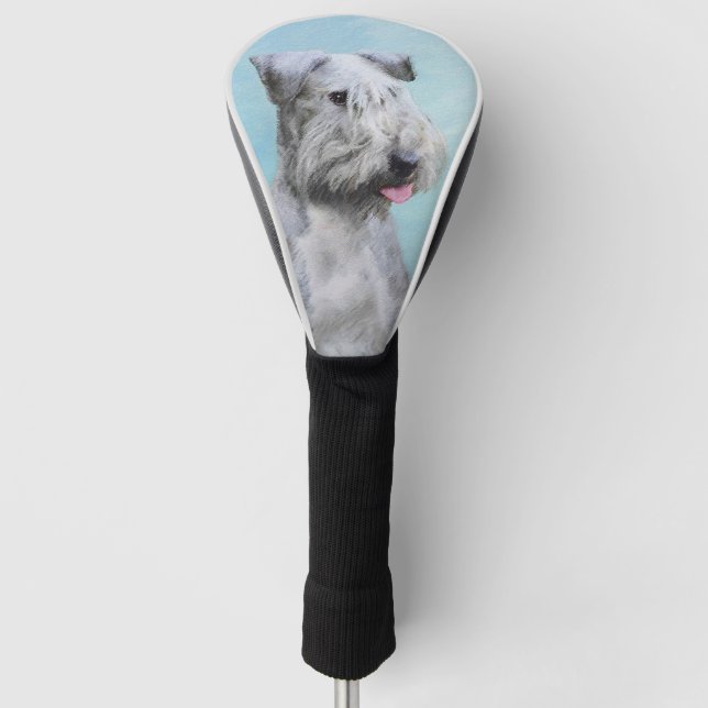 Cesky Terrier Painting - Niedliche Original Dog Ar Golf Headcover (Vorderseite)