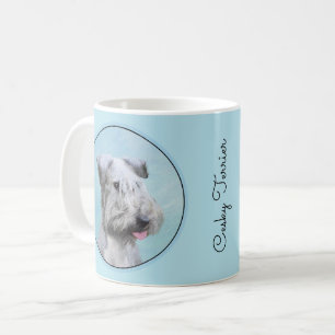 Cesky Terrier Painting - Niedliche Original Hunde  Kaffeetasse