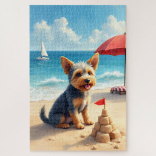 Cesky Terrier Strandburgszene