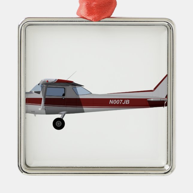 Cessna 152 392392 ornament aus metall (Vorne)
