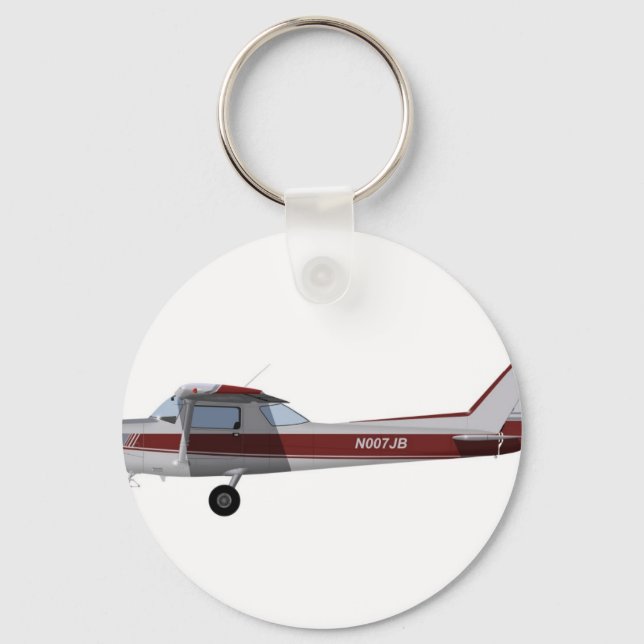 Cessna 152 392392 schlüsselanhänger (Vorderseite)