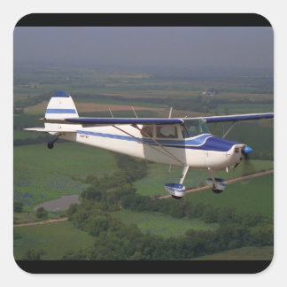 Cessna 170, 1948, quadratischer aufkleber