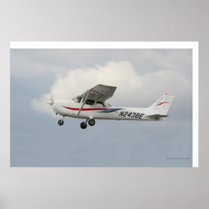 Cessna 172 auf Start Poster