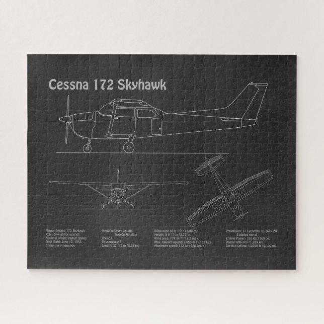 Cessna 172 Skyhawk - Flugzeugkonzepte PD (Horizontal)