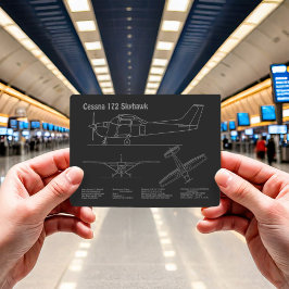 Cessna 172 Skyhawk - Flugzeugkonzepte PD Postkarte