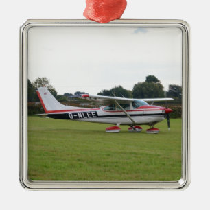 Cessna 182Q Ornament Aus Metall