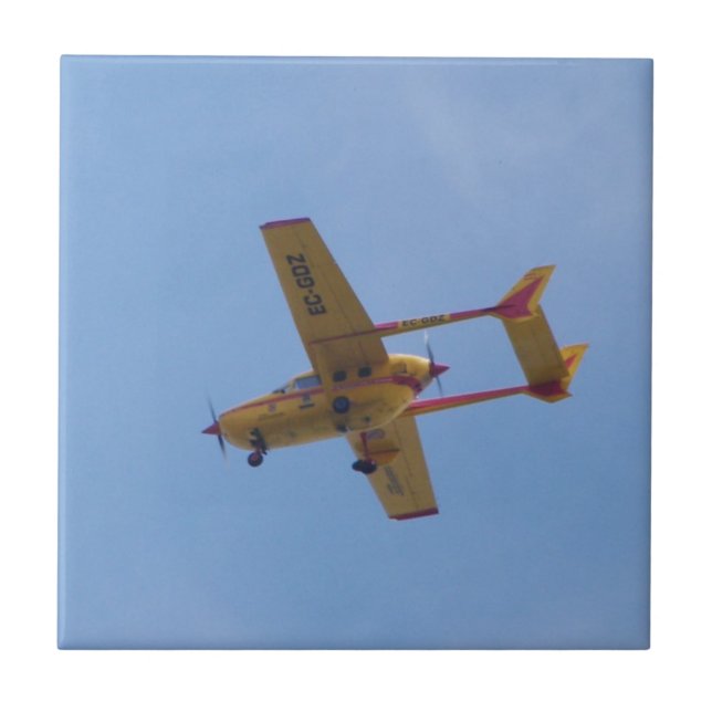 Cessna 337G Super Skymaster Fliese (Vorderseite)