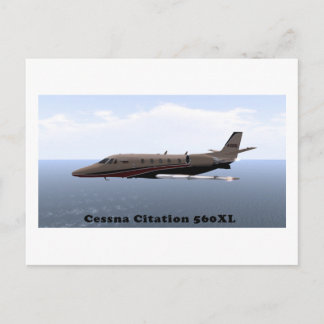 Cessna Citation 560XL Postkarte