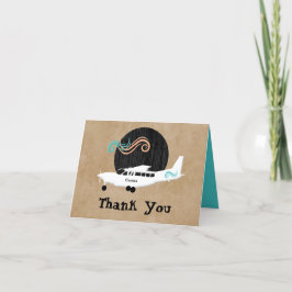 Cessna Flugzeug Dankeschön Karte