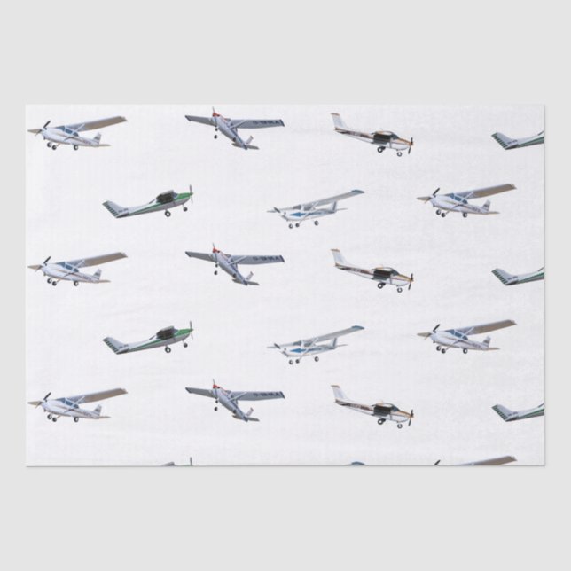 Cessna Flugzeug Seidenpapier (Vorderseite)