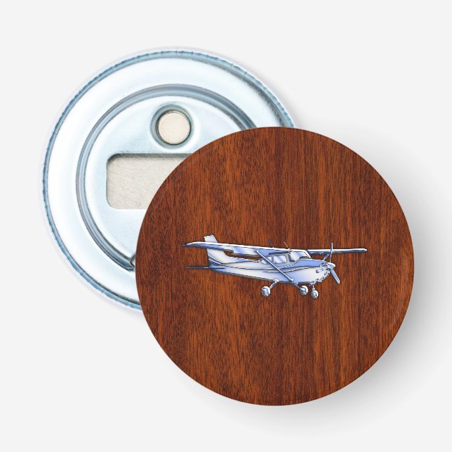 Cessna Flying Mahogany Flaschenöffner (Vorderseite)