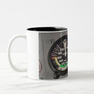 Cessna-Instrument-Tasse Zweifarbige Tasse