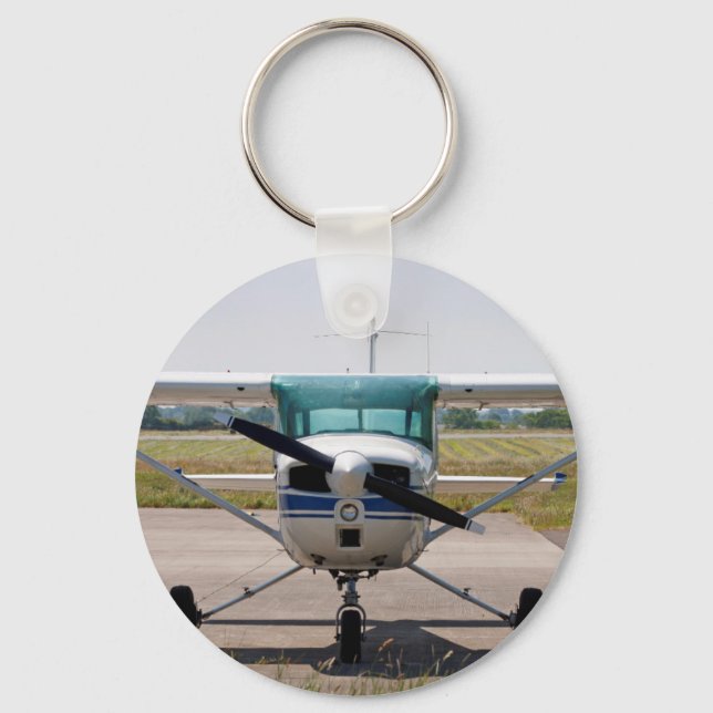 Cessna-Leichtflugzeug Schlüsselanhänger (Vorderseite)