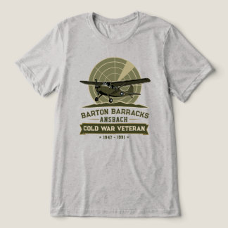 Cessna O-1 Bird Dog Kalter Krieg Veteran Tri-Blend Shirt