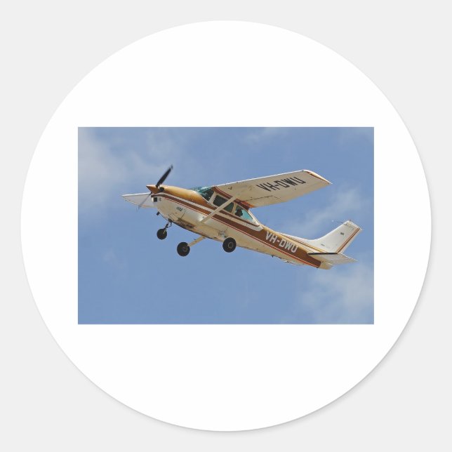 Cessna Runder Aufkleber (Vorderseite)