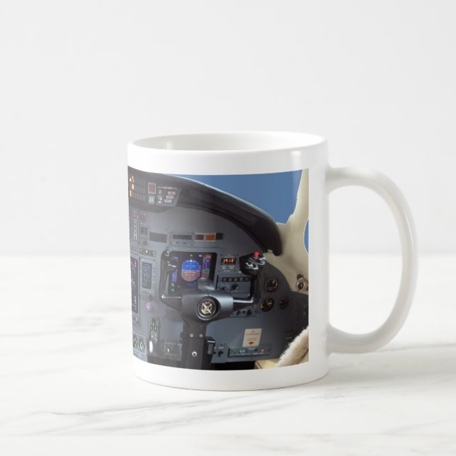 Cessna-Zitat-Excel-Cockpit Kaffeetasse (Rechts)